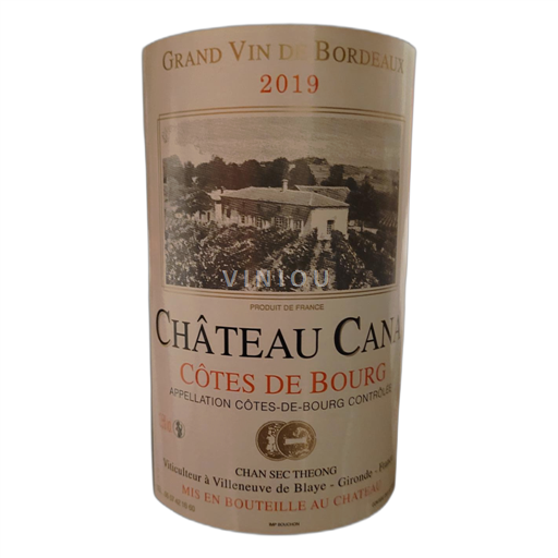 Bordeaux Côtes-de-bourg Château Cana 2019