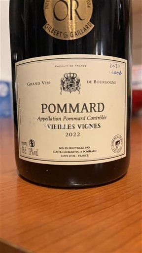 Burgundi Pommard Coste-Caumartin Vieilles Vignes 2022
