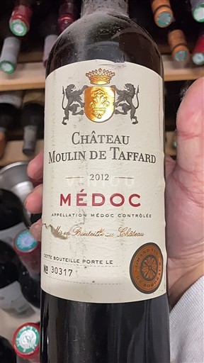Bordeaux Médoc Château Moulin de Taffard 2012