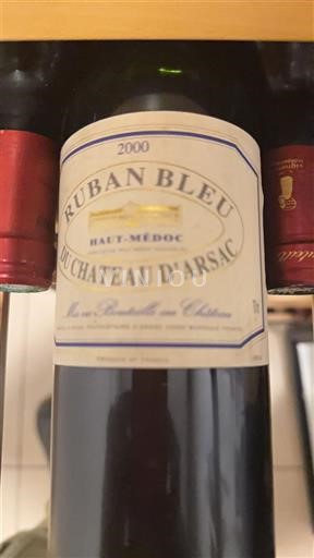 Burdeos Haut-Médoc Château Arsac Ruban Bleu 2000