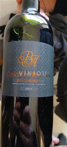 Bordeaux Côtes-de-Bourg Château Bel Air 2021