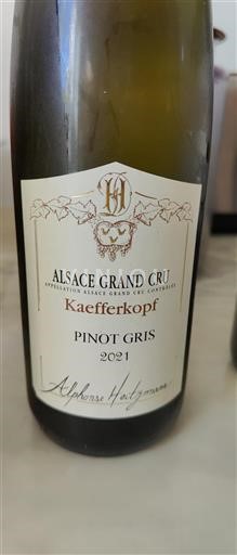 Alsace Alsace Grand Cru Grand Cru Domaine Alphonse Heitzmann 2021