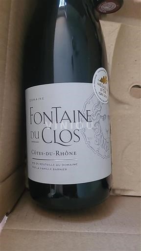 Rhône Valley Côtes du Rhône Domaine Fontaine du Clos 2023