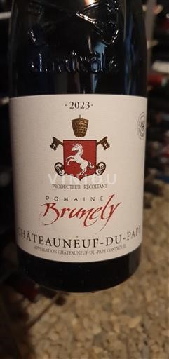 Rhônedalen Châteauneuf-du-Pape Domaine Brunely 2023