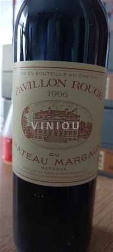 Bordeaux Margaux Margaux Pavillon Rouge 1996