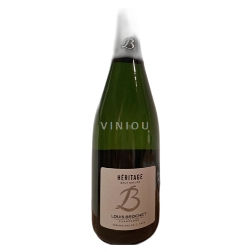Champagne Louis Brochet Héritage Brut Nature Icke årgångsbetecknad