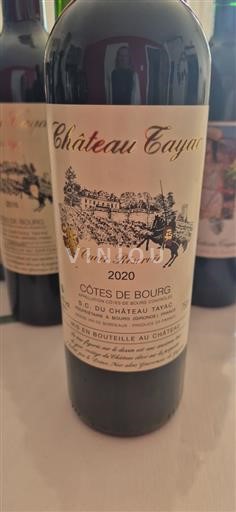 Burdeos Côtes-de-bourg Château Tayac Réservée 2020