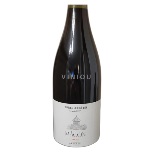 Vin Rouge sec Réserve Terres Secrètes 2022 France Bourgogne Mâcon et mâcon-villages AOC