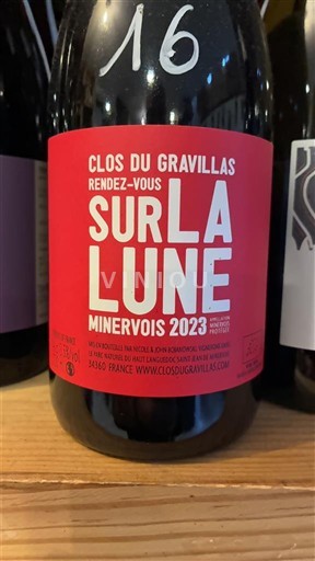 Languedoc Minervois Domaine Clos du Gravillas Rendez-vous sur la Lune 2023