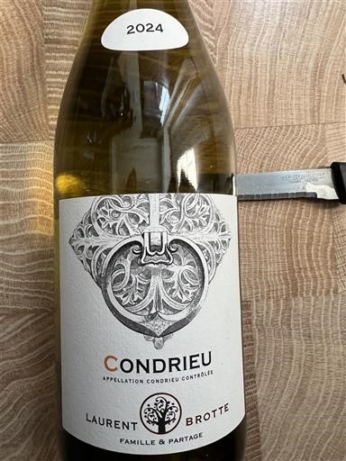 Thung lũng Rhône Condrieu Laurent Brotte 2024