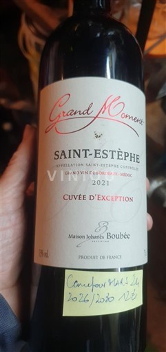 Bordeaux Saint-Estèphe Grand Moment d'Exception 2021