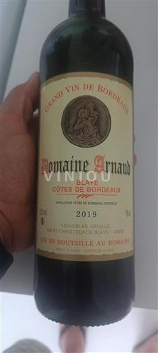 Bordeaux Blaye-côtes-de-bordeaux Château Arnaud 2019