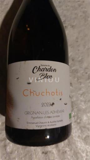 Thung lũng Rhône Grignan-les-adhémar Domaine Chardon Bleu Chuchotis 2023