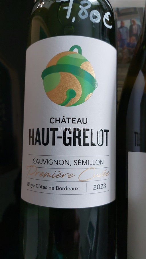 Burdeos Blaye-Côtes de Burdeos Domaine Haut Grelot Première 2023