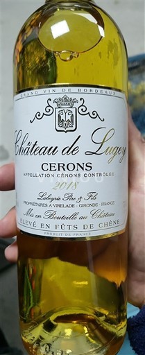 Bordeaux Cérons Château Lugey 2018