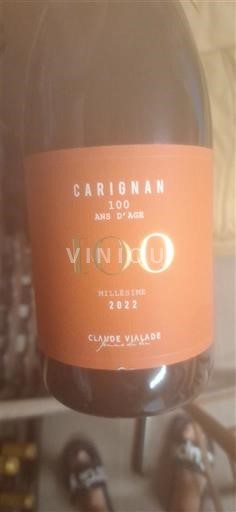 Languedoc ja Roussillon Katalonianrinteet Claude Vialade Carignan 100 ans d'âge 2022