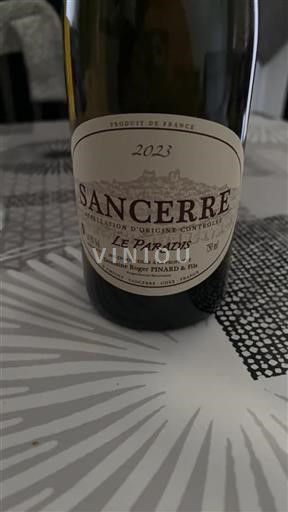 Loire Valley Sancerre Domaine Roger Pinard & Fils Le Paradis 2023