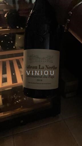 Vallée du Rhône Châteauneuf-du-pape Château La Nerthe des Cadettes 2018