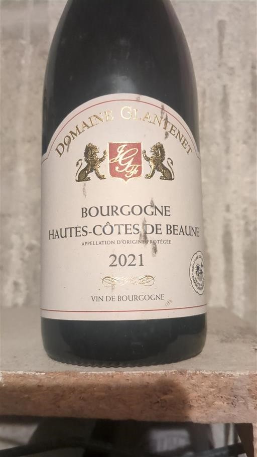 Bourgogne Hautes Côtes de beaune Domaine Glantenet 2021