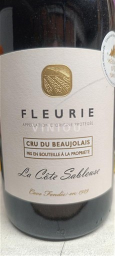 Beaujolais Fleurie La Côte Sableuse 2023