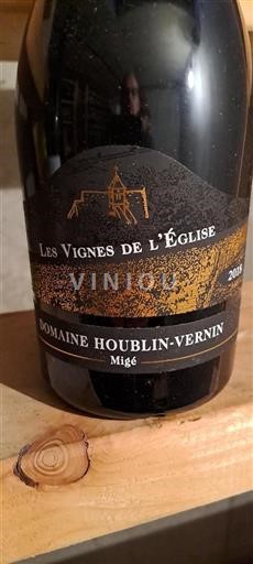 Borgogna Domaine Houblin-Vernin Les Vignes de l'Église 2018
