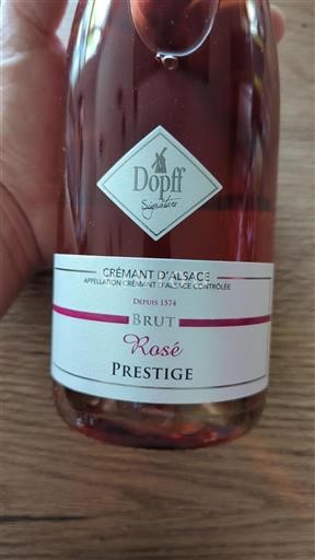 Alsace Crémant d'Alsace Grand Cru DOPFF Prestige Không niên vụ