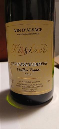 Alsacia Grand Cru Kirschner Vielles Vignes 2019