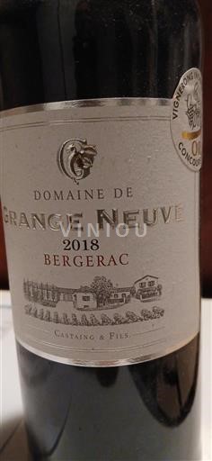 Südwestfrankreich Bergerac Domaine Grange Neuve 2018