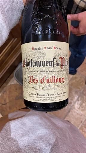 Rona dolina Châteauneuf-du-Pape Domaine André Brunel Les Cailloux Neleten.