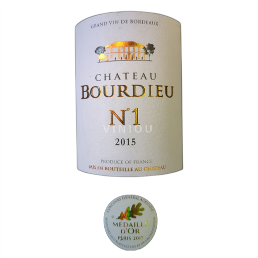Bordeaux Blaye-Côtes-de-Bordeaux Domaine Bourdieu N1 2015
