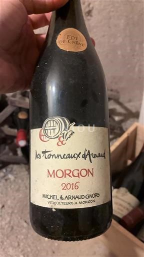 Beaujolais Morgon Michel & Arnaud GIVORS Les Tonneaux d'Arnaud 2016
