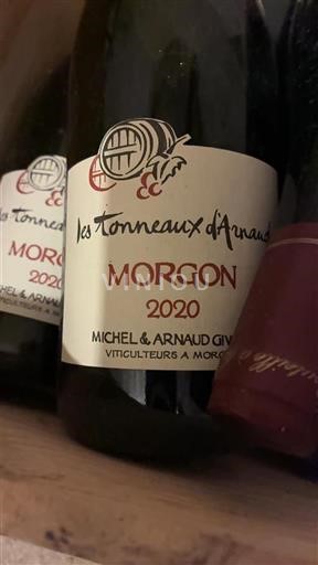 Beaujolais Morgon Michel & Arnaud Givry Les Tonneaux d'Arnaud 2020