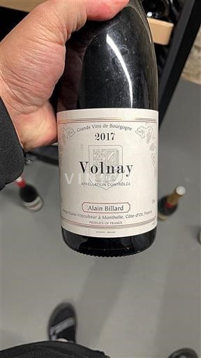 Bourgogne Volnay Alain Billard 2017