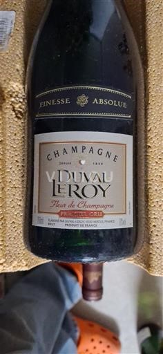 Peneča vina Blanc brut Fleur de Champagne Duval-Leroy Non millésimé Francija Šampanja Šampanjec AOC Premier Cru