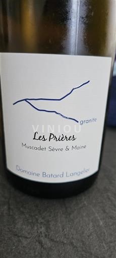 Loire-dalen Muscadet-Sèvre-et-Maine Domaine Batard Langelier Les Prières 2023