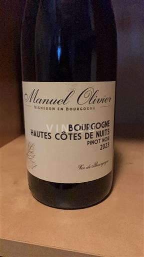 Burgundsko Hautes Côtes de Nuits Manuel Olivier 2023
