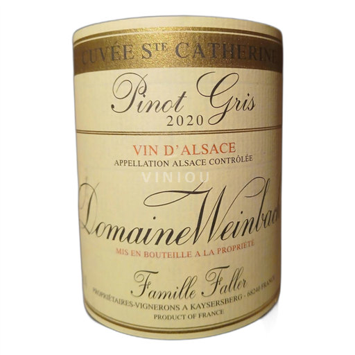 Alsácia Pinot gris Domaine Weinbach Ste Catherine 2020
