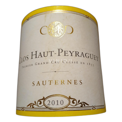 Bordeaux Sauternes Chareau Haut Peyraguet 1er GCC 2010