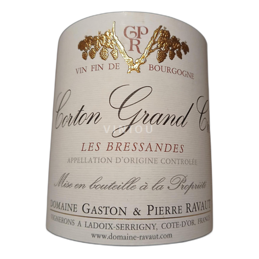 Bourgogne Corton-Bressandes Grand Cru Domaine Ravaud 2019