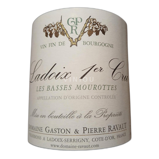 Burgundsko Ladoix Premier Cru Domaine Ravaud Basses Mourottes 2019