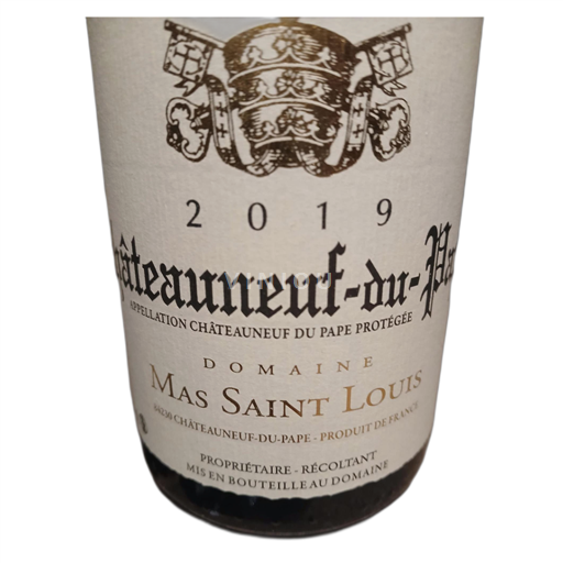 Rhône Valley Châteauneuf-du-Pape Mas St Louis 2019