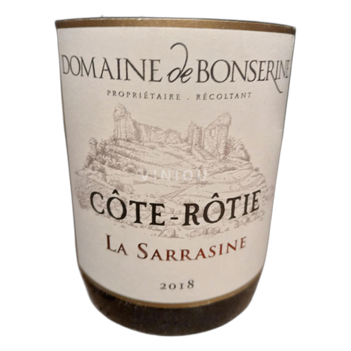 Rhônen laakso Côte-rôtie Domaine Bonserine La sarrazine 2018