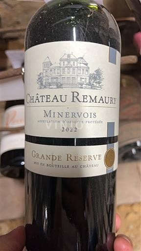 Languedoc Minervois Château Remaury Grande Réserve 2022