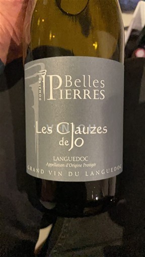 Languedoc Domaine Belles Pierres Clauzes de Jo 2022