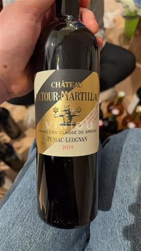 Bordeaux Pessac-Léognan Grand Cru Latour-Martillac 2019