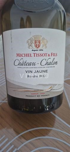 Jura Château-Chalon Michel Tissot & Fils 2012