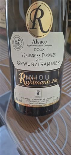 Elsass Gilbert Ruhlmann Fils Gewurztraminer 2021