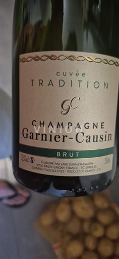 Champagne Champagner Garnier causin Tradition Ohne Jahrgang