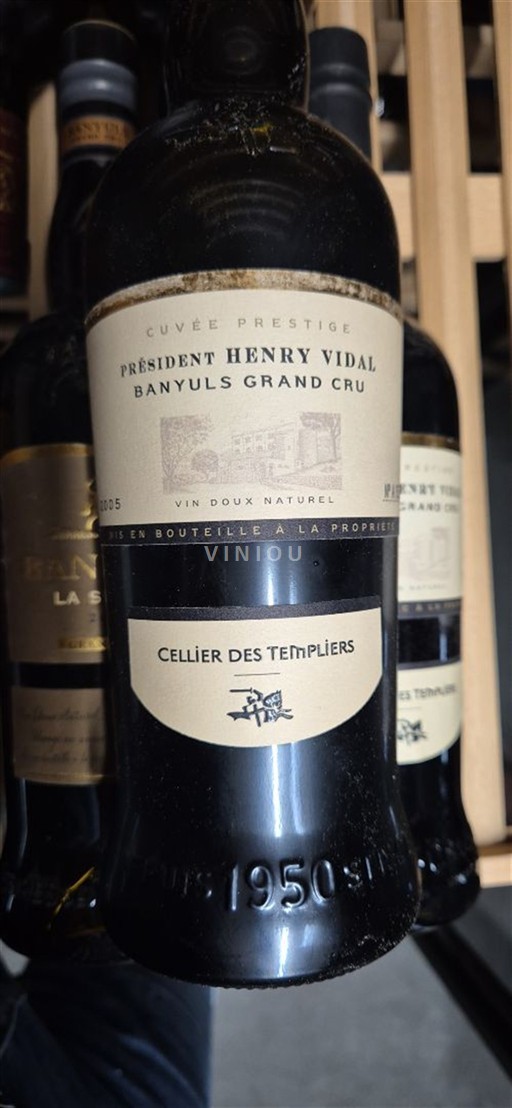 Roussillon Banyuls Grand Cru Cellier des Templiers President Henry Vidal 2005