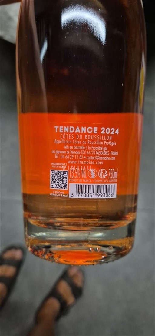Roussillon Côtes-du-Roussillon Les Vignerons de Trémoine Tendance 2024